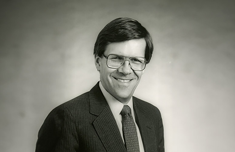 Photograph of UHCL President Thomas M. Stauffer