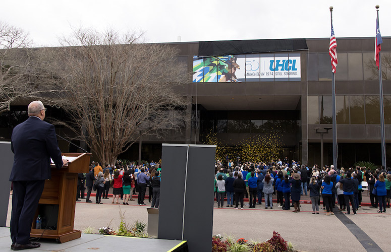 Photograph of UHCL 50th Anniversary Kickoff