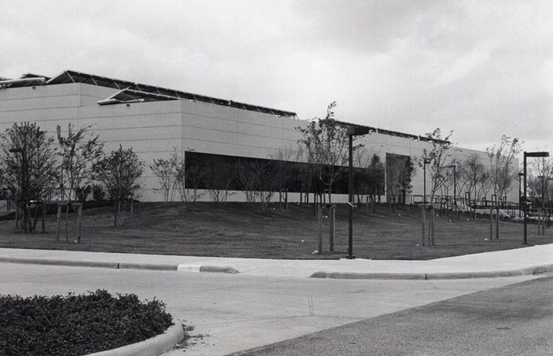 Photograph of the exterior of the Developmental Arts Building on the campus of the University of Houston at Clear Lake City